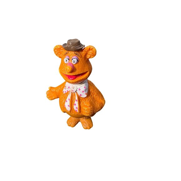3 Vintage Fozzie Bear The Muppets Figures Toys - Picture 8 of 9